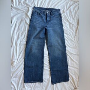 Express Wide Leg Mid Rise Jeans